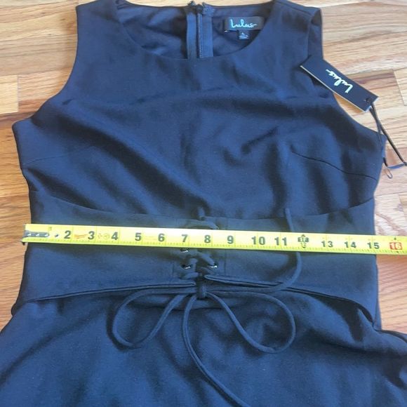 Lulu's Black Midi Dress Large NWT - Picture 7 of 14